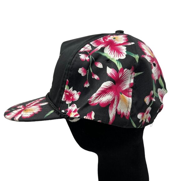 Hawk Transport Dallas Texas Vintage Strapback Floral Hat Cap Trucking Trucker - Picture 4 of 9